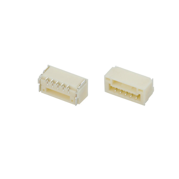 SMD 5 toplu iğneli WTB Gofret Kutusu Konnektörü 90 Derece 1.25 Mm Saha