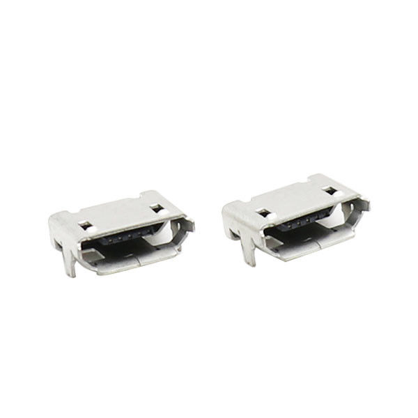 SMD DIP 7.2mm Mikro USB 5 toplu iğneli Konnektör Tip B Kenarlı Mikro USB PCB Soketi