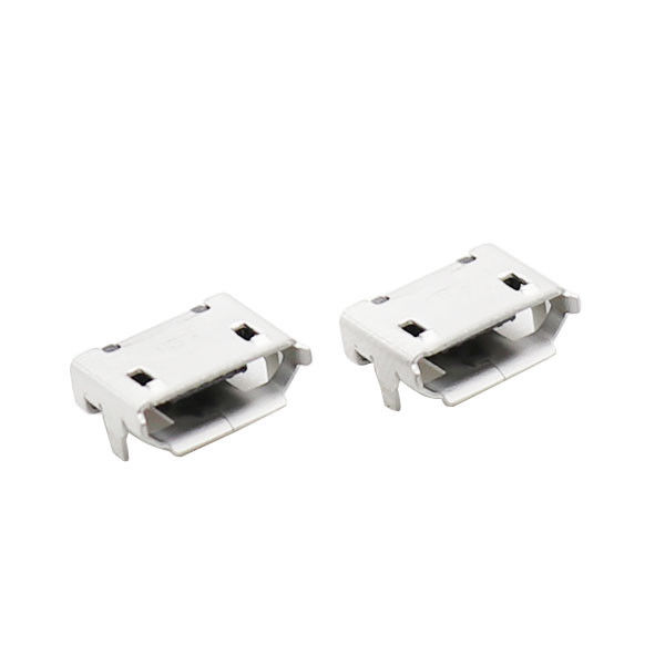 Flanşlı LCP Plastik Manyetik Mikro USB Konnektörler Tip B 5 toplu iğne