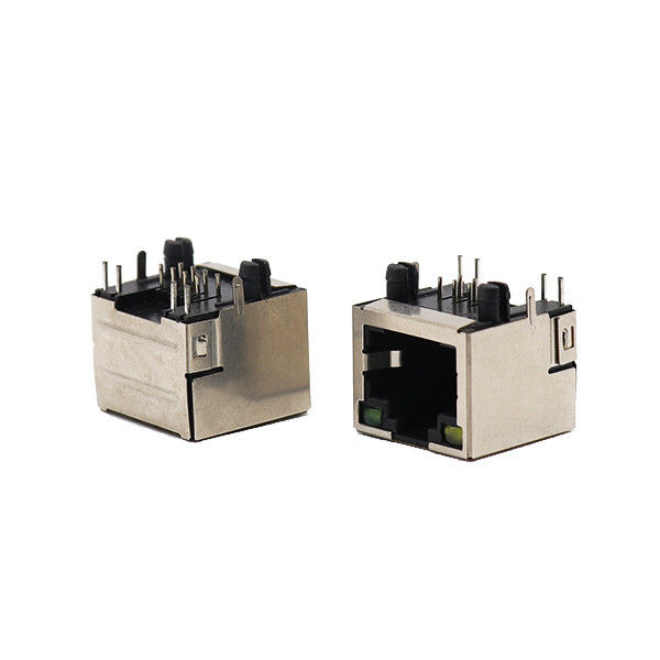 Led Modüler Jak ile 1x1 Port Korumalı Dişi Jak 8P8C RJ45 Konnektör