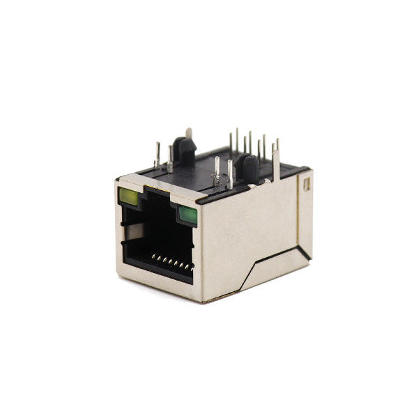 Led Modüler Jak ile 1x1 Port Korumalı Dişi Jak 8P8C RJ45 Konnektör
