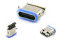 24Pin USB Tip C Konnektörler Dişi Su Geçirmez Orta Montajlı SMT