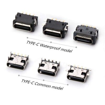 USB Fiş Tipi C Erkek Konnektör Şarj Portu Hızlı İletim Hızı 5A