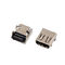 Altın Kaplama Mikro HDMI Kablo Konnektörleri 19 toplu iğne DIP+SMT d tipi dişi konnektör